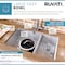 Ruvati 29" Undermount 60/40 Double Bowl Zero Radius 16 Gauge SS Kitchen Sink RVH7200 - alternate 10